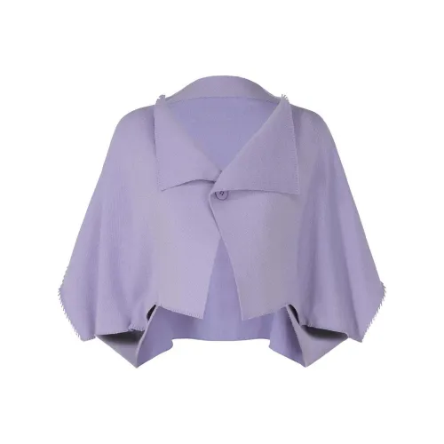 ISSEY MIYAKE SS24 Crop Tops Women's Purple