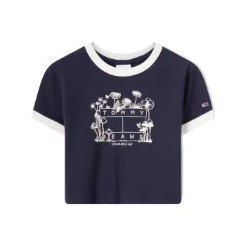 Tommy Hilfiger Crop Tops Women's Dark Blue