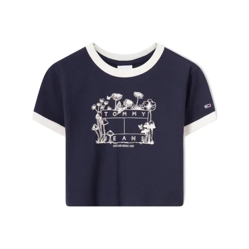 Tommy Hilfiger Crop Tops Women's Dark Blue
