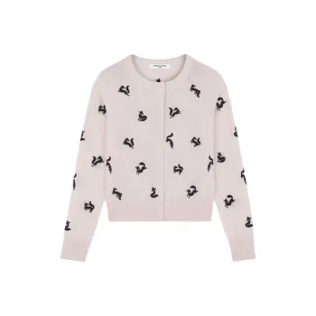 Maison Kitsune Fancy Fox Embroidered Cardigan