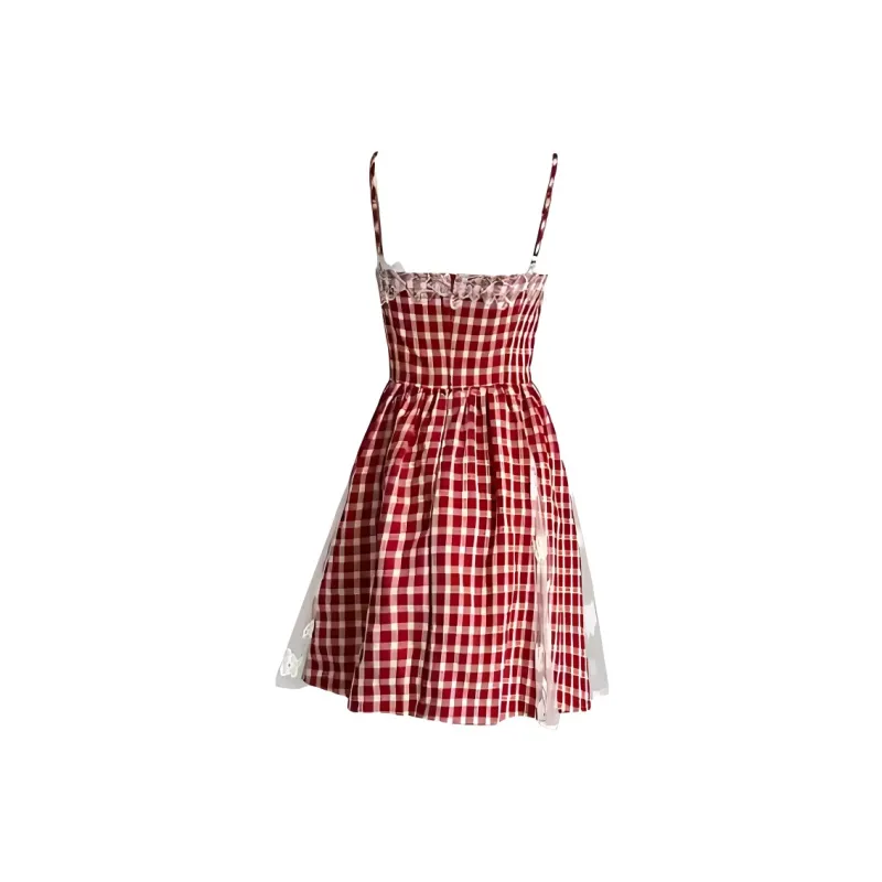 TENNE GIRL Slip Dress Women's Red-1