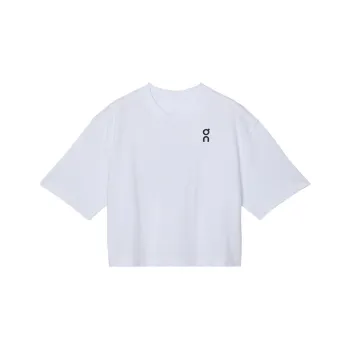 On SS25 Drop Shoulder Sleeve T Shirt Women's White