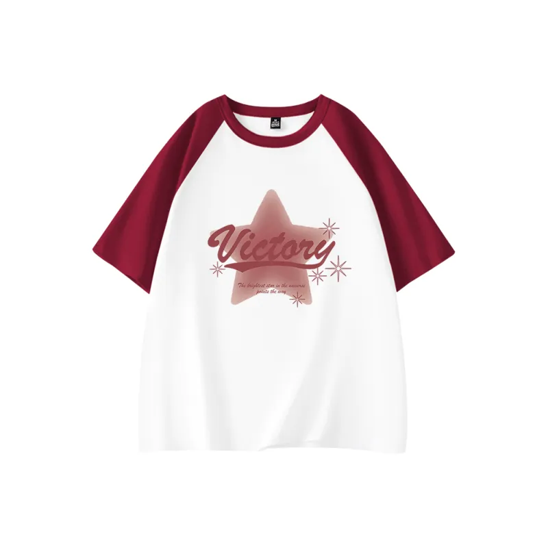 Cotton Raglan Sleeve T Shirt Women's-8