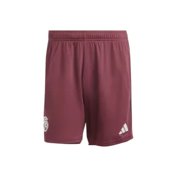 Adidas FC BAYERN THIRD SHORTS Soccer Bottoms Men's Dark Shadow Red