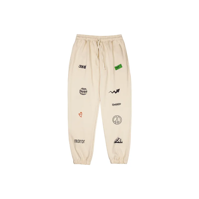 BKCXZICE Athletic Trousers Unisex Khaki-0
