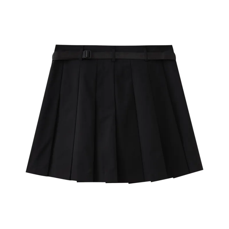 SHUIYUNJIAN Casual Short Skirts Women's Sapphire Black-1