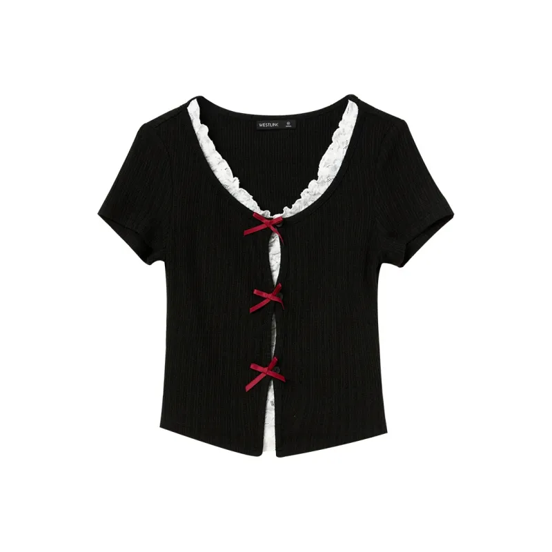 WESTLINK T Shirts Women's Black-0