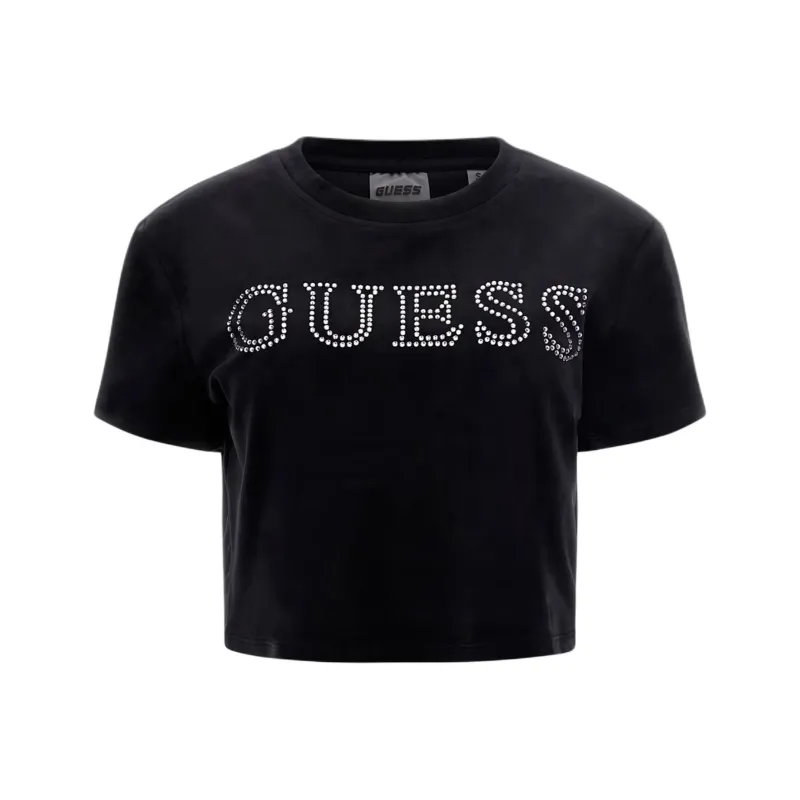 GUESS Regular T Shirt Women's Black-0