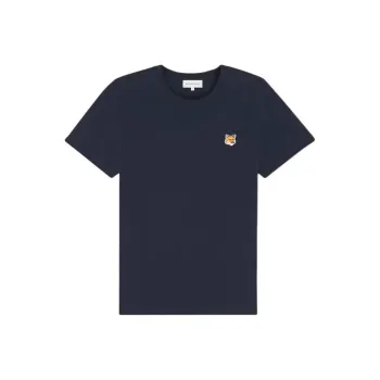 Maison Kitsune Fox Head Patch Crewneck T Shirt