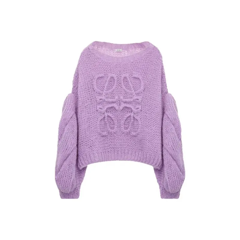 LOEWE Anagram Sweater 'Parma Violet'-0