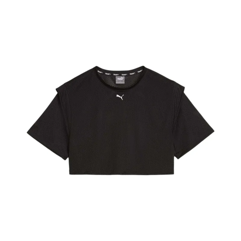 PUMA Fit Mesh Women's Crop Tee-0