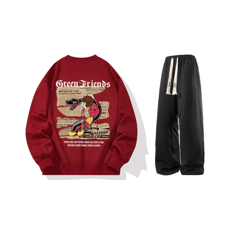 GF x WULIAOYUAN Sweatshirt Set Unisex-28