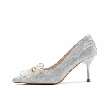 Be Good Myriad Stars Fluttering, Iridescent Shadows Dancing Slim Heel High Heels Women's Gift Box Set