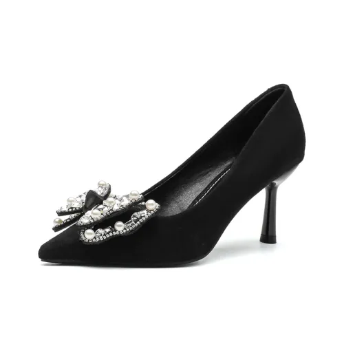 Varib Slim Heel High Heels Women's Black