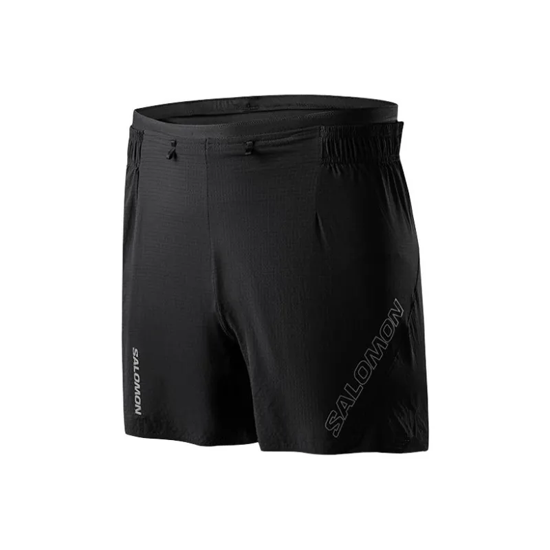 SALOMON SENSE AERO 5'' SHORTS M Sports Shorts Men's Pitch Black-0