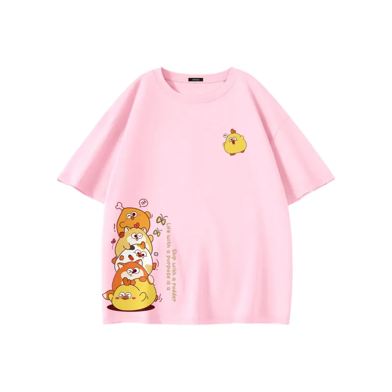 MINISO x DUNDUNJI LIANMINGKUAN T Shirt Women's-11