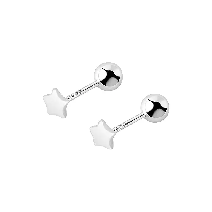 Daisy Dream 999 Fine Silver Stud Earrings Women's-0
