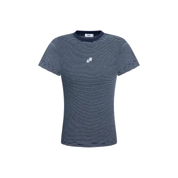 JASONWOOD SS25 T Shirt Unisex Blue White