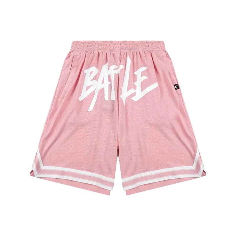 QIAODAN Basketball Shorts Unisex Blossom Honey Powder-0