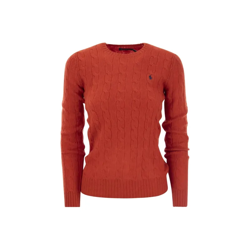 Polo Ralph Lauren Pony Embroidered Cable Knit Jumper-0