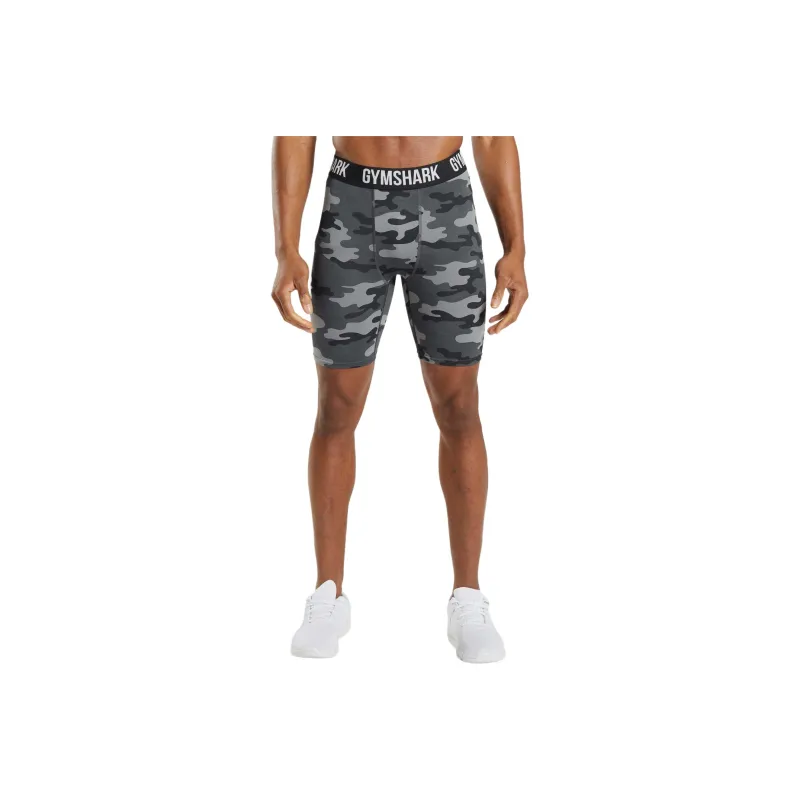 GYMSHARK ELEMENT BASELAYER SHORTS Sports Shorts Men's Gray-0