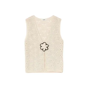 Sandro Crochet Vest