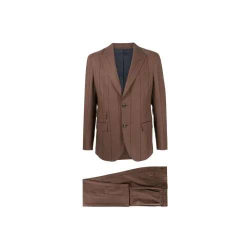 일레븐티 세트 Chestnut Brown 비즈니스 수트 + Chestnut Brown 정장 바지 남성 비즈니스 정장