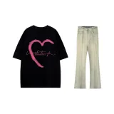 Black Left Heart+Yellow Mud Jeans