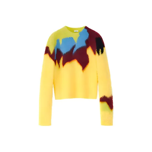 LOEWE FW21 Sweater Women's Yellow