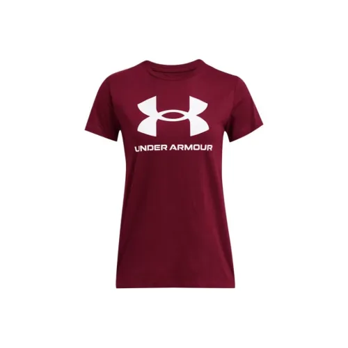 Under Armour Rival T Shirt Women's Burgundy