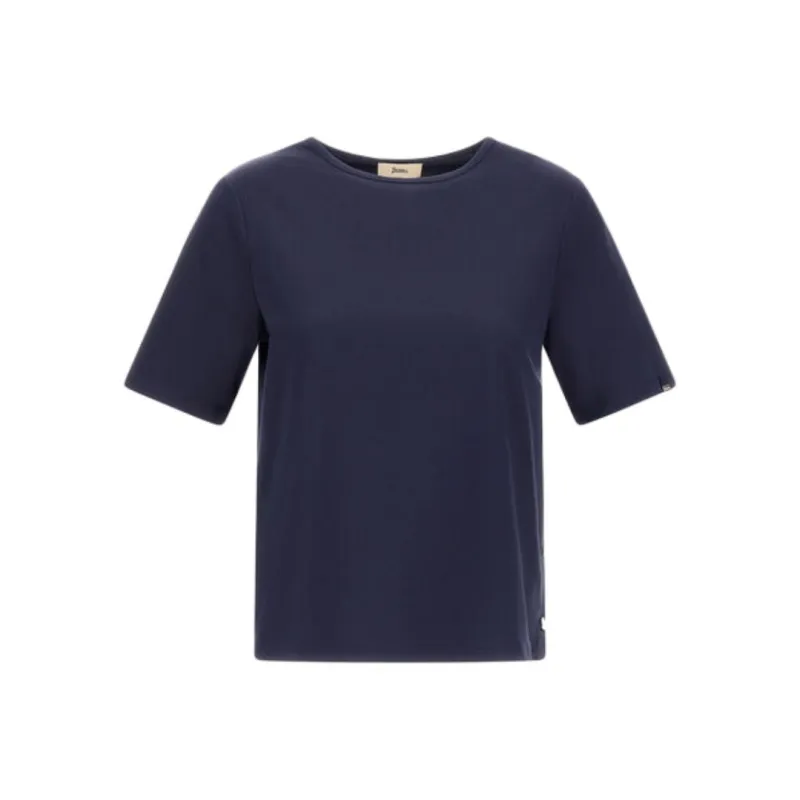 HERNO Side Slits Button T Shirt-0