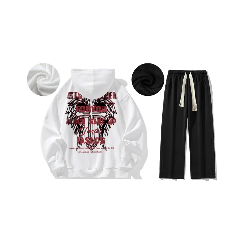 Jaslcs Sweatshirt Sets Unisex-2