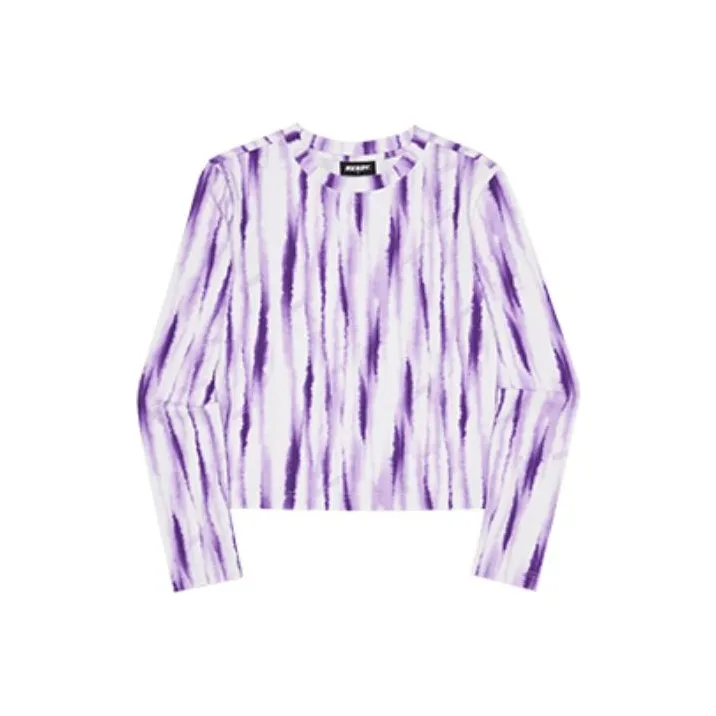 NERDY SS22 Crew Neck Loose Fit Straight Long Sleeved T Shirt Women's-3