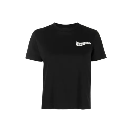 Jacquemus Le Camargue Wavy Logo Short T Shirt 'Black'