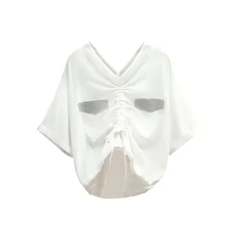 Cypress House Batwing Sleeve T Shirt Women's White