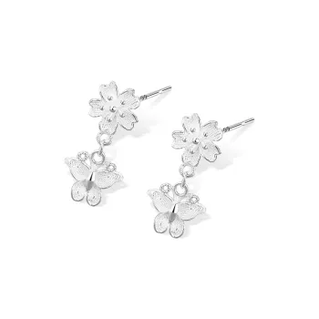 ETAHLOVE Sterling Silver Stud Earrings Women's