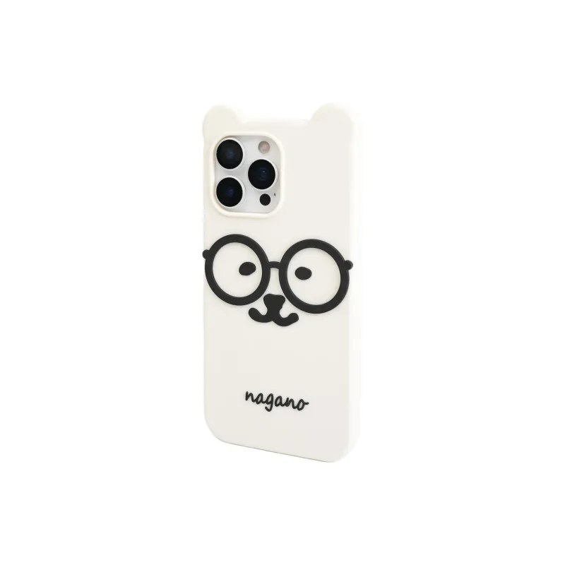 Sopi Silicone Material Black Glass Bear Phone Cases Compatible With IPhone 16/15 Pro Max/Apple 13/14 Pro/Max-2