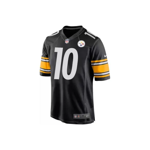 Nike Itchell Trubisky #10 Rugby Jerseys Men's Black