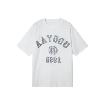 UOOYAA T Shirts Women's White