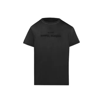 Maison Margiela Reverse Logo T Shirt 'Washed Black'