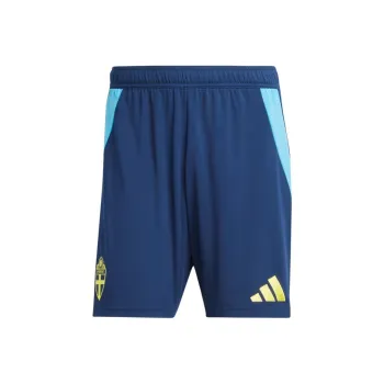 Adidas Sweden 24 Home Shorts Soccer Bottoms Fan Edition Sweden Home Men's Dark Blue