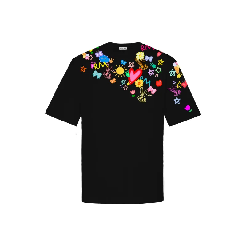 Richie Macie Drop Shoulder Sleeve T Shirt Unisex-3
