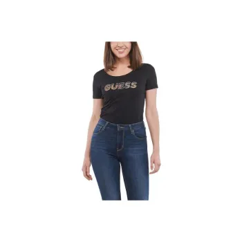 GUESS Regular T Shirt Women's Black