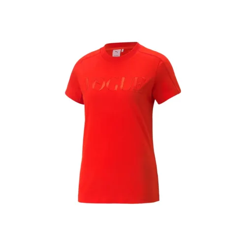 PUMA x VOGUE Puma X Vogue Collection T Shirt Women's Fire Red