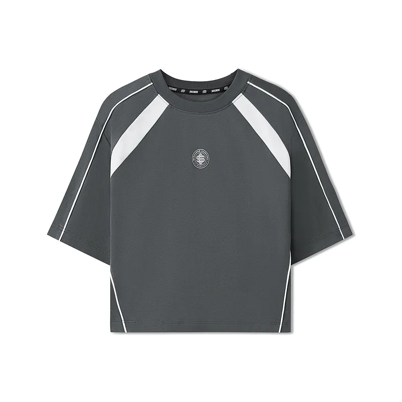 Skechers Sports Life Collection T Shirt Women's Smoky Gray-0
