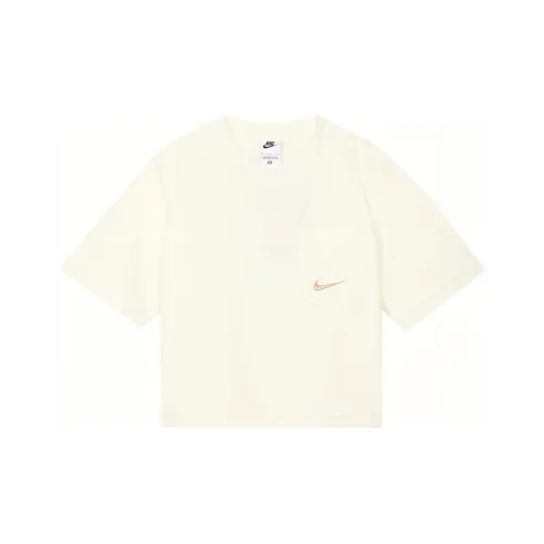Nike Sportswear Everyday Modern Retro Crewneck Loose Fit T Shirt White
