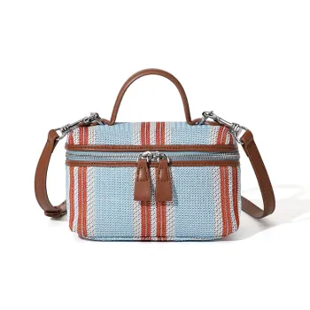 MASTER CANVAS Fabric Handbag Regular Women's Blue