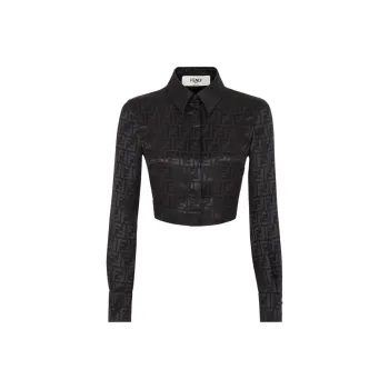 FENDI By Marc Jacobs Silk Shirt Black