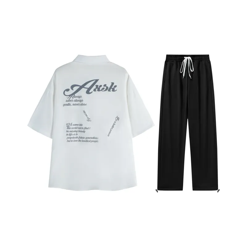 A.X.S.K Shirt Matching Set Unisex-6