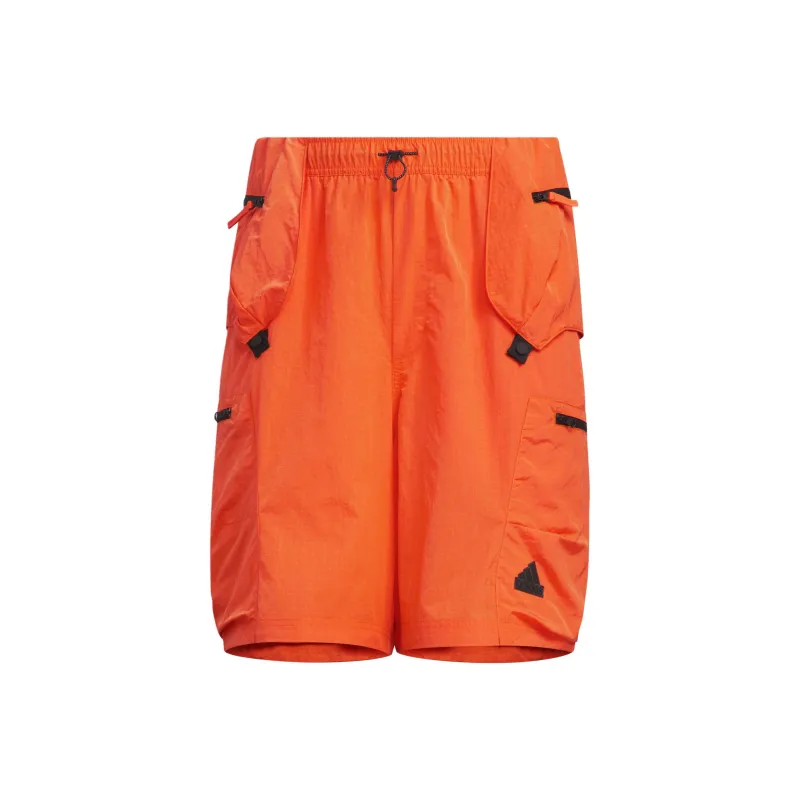 Adidas FUTURE STYLE WOVEN SHORTS Casual Shorts Men's Half Impact Orange-0